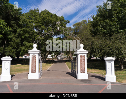 Dh Martinborough WAIRARAPA NEW ZEALAND Memorial Square entrée privée Banque D'Images