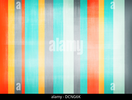 Abstract grunge Fond à rayures colorées Banque D'Images