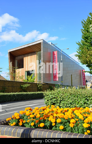 La Lightbox Gallery and Museum, Chobham Road, Woking, Surrey, Angleterre, Royaume-Uni Banque D'Images