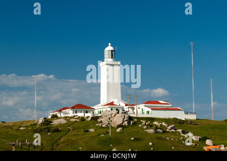 Light House au Farol de Santa Marta, Santa Catarina, Brésil Banque D'Images