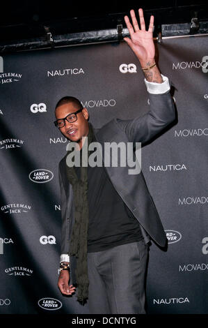 Carmelo Anthony GQ's Gentleman's Ball 2011 Arrivées - New York City, USA - 26.10.11 Banque D'Images