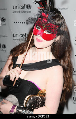 Nell Diamond 2e bal masqué de l'UNICEF New York, USA - 27.10.11 Banque D'Images