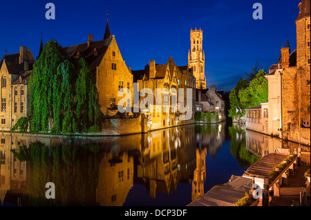 Rozenhoedkaai Bruges Belgique Banque D'Images