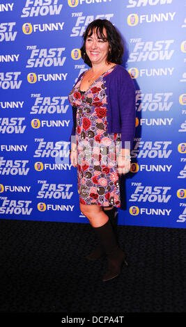 Arabella Weir 'The Fast Show' - sélection VIP - Arrivées Londres, Angleterre - 02.11.11 Banque D'Images