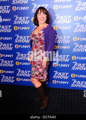 Arabella Weir 'The Fast Show' - sélection VIP - Arrivées Londres, Angleterre - 02.11.11 Banque D'Images