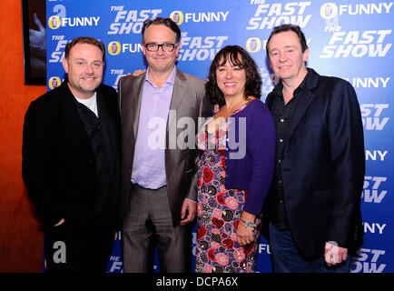 John Thomson, Charlie Higson, Arabella Weir, Paul Whitehouse 'The Fast Show' - sélection VIP - Arrivées Londres, Angleterre - 02.11.11 Banque D'Images