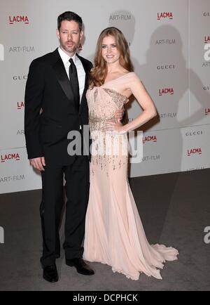 Amy Adams et mari Darren Le Gallo LACMA's Art and Film Gala Clint Eastwood et John Baldessari au LACMA Los Angeles, Californie - 05.11.11 Banque D'Images