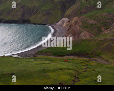 Brunavik bay, fjords de l'Est, l'Islande Banque D'Images