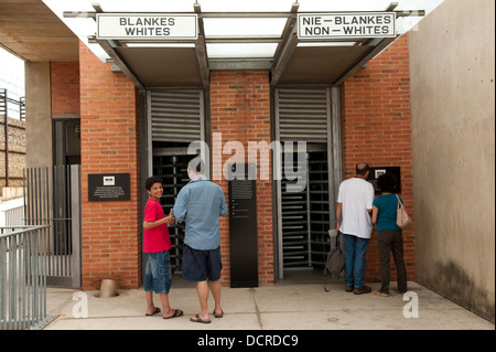 Musée de l'apartheid, Johannesburg, Afrique du Sud Banque D'Images