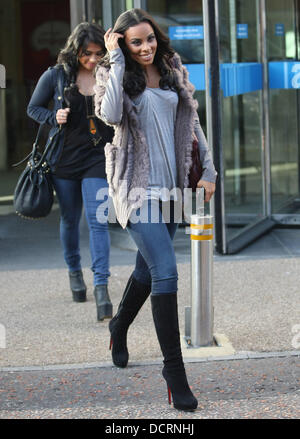 Rochelle Wiseman aka Rochelle Humes du samedi à l'ITV studios London, England - sûr 18.11.11 Banque D'Images