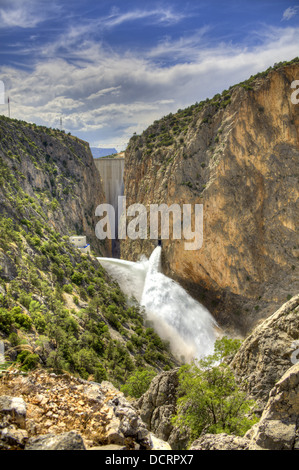 Barrage de Ermenek Banque D'Images