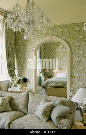 Château irlandais rénové en hôtel de luxe avec un design intérieur par Carole Roberts Banque D'Images