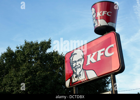 Un Kentucky Fried Chicken (KFC) restaurant. Banque D'Images