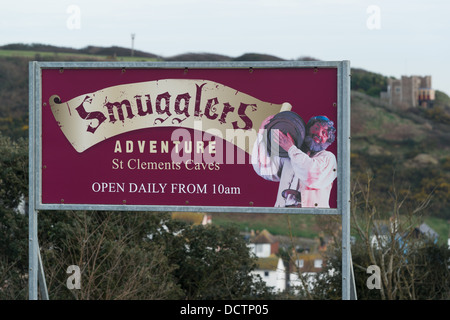 Smugglers Adventure West Hill attraction Hastings. Banque D'Images