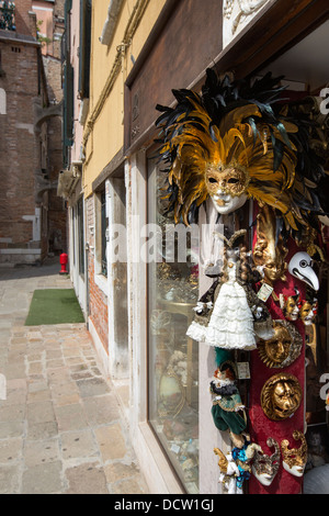 Coloré décoré masque de Venise, Venise en Italie. Banque D'Images