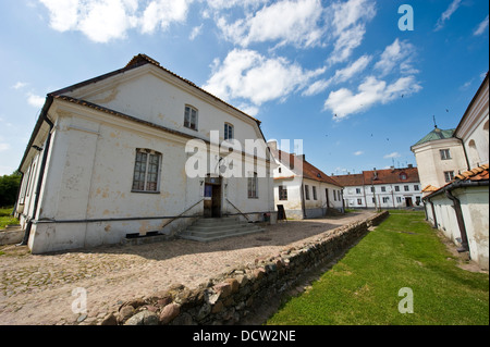 Ancienne synagogue à Tykocin, Amérique du Nord Est de la Pologne. Banque D'Images