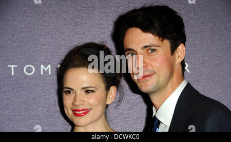 Hayley Atwell et Matthew Goode Tommy Hilfiger - store fête de lancement Londres, Angleterre - 01.12.11 Banque D'Images