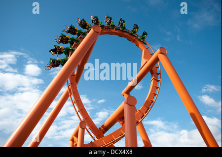 L'Anaconda fun ride, Gold Reef City, Johannesburg, Afrique du Sud Banque D'Images