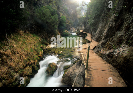 Cerrada de Elías gorge, dans la rivière Borosa, parc naturel de Cazorla, Segura y las Villas, Jaén, Espagne Banque D'Images