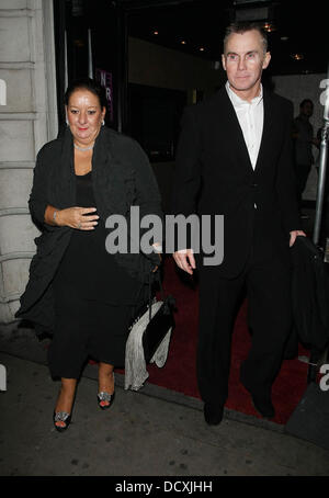 Gary Rhodes au Strictly Come Dancing a tenu à un pour un seul Club - Départ Londres, Angleterre - 19.12.11 Banque D'Images