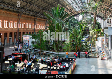 Gare d'Atocha, Madrid Banque D'Images