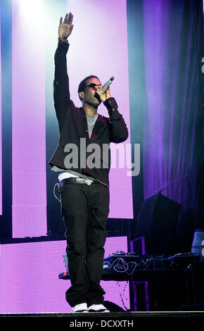 Boyz II Men effectue dans le cadre du 2e congrès annuel d'entraînement Orange Festival de musique de Miami Beach Miami Beach, Floride - 30.12.11 Banque D'Images