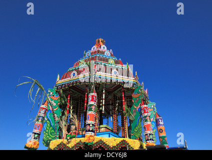 Thaipusam fête hindoue, chariot, Montréal, Canada, Banque D'Images