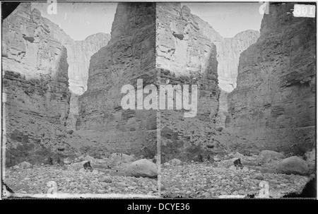 Murs en pierre calcaire, KANAB KANAB CREEK CANYON DE LAVAGE PRÈS DE LA JONCTION AVEC LE GRAND CANYON SUR LA RIVIÈRE COLORADO OU CANYON... - - 523931 Banque D'Images