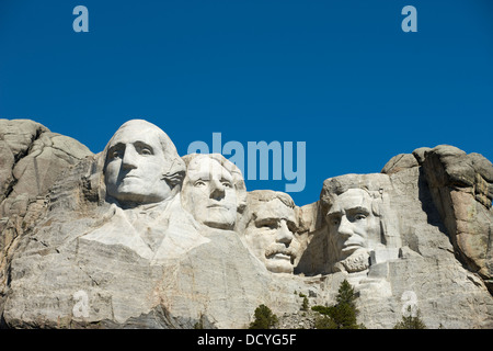 MOUNT RUSHMORE NATIONAL MONUMENT (©Gutzon Borglum & LINCOLN 1941) BLACK HILLS DU DAKOTA DU SUD, USA Banque D'Images