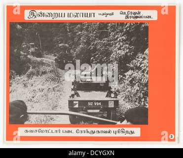 Ceci est une photographie de l'ensemble d'affiches photo 'Malaya Today', qui met en évidence divers aspects de la culture, de la société et du paysage de la Malaisie à l'époque. Banque D'Images