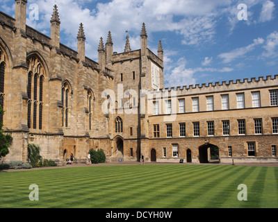 New College Oxford University Quad Banque D'Images