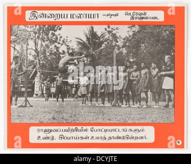 L'ensemble d'affiches photo « Malaya Today » (d) capture des scènes de Malaisie, reflétant les moments culturels et historiques de la région au milieu du XXe siècle. Banque D'Images