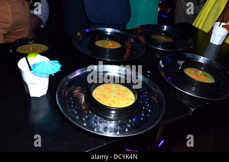 Londres, Royaume-Uni. 21 août 2013. CH5 PLAT Fête de lancement - qui est les mondes les plus dorlotés animal ? Dans DSTRKT. Credit : Voir Li/Alamy Live News Banque D'Images