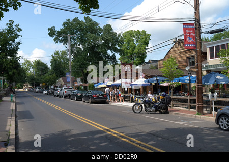 South Main Street, New Hope, Pennsylvanie Banque D'Images