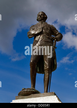 L'amiral Lord Nelson memorial, Portsmouth, Hampshire Banque D'Images