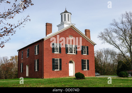 Le prince William County Courthouse, centre historique, palais de Brentsville Bristow, Virginie Banque D'Images