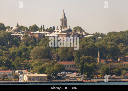 Le Palais de Topkapi, à côté du Bosphore, Istanbul, Turquie Banque D'Images