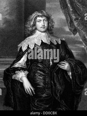 George Digby, 2e comte de Bristol (1612-1677) gravure sur de 1830. Homme politique anglais. Banque D'Images