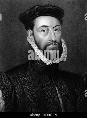 James Stewart, 1e comte de Moray (1531-1570) sur gravure de 1829. Banque D'Images