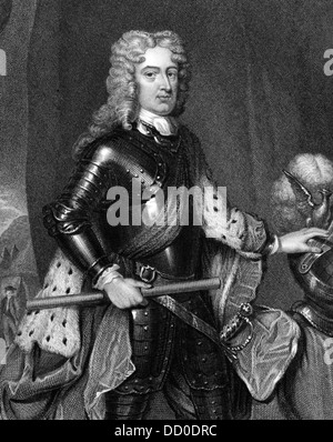 John Churchill, 1er duc de Marlborough (1650-1722) gravure sur de 1830. Soldat et homme d'anglais de premier plan. Banque D'Images