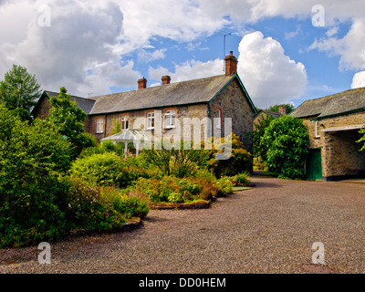 Molland, Devon, Angleterre. Le Manoir. Banque D'Images