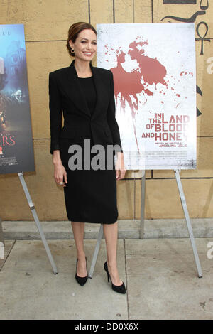 Angelina Jolie à l'American Cinematheque's 69th Golden Globe Awards annuels Autoapprentissage prête-nom événement tenu à l'Egyptian Theatre Los Angeles, Californie - 14.01.12 Banque D'Images