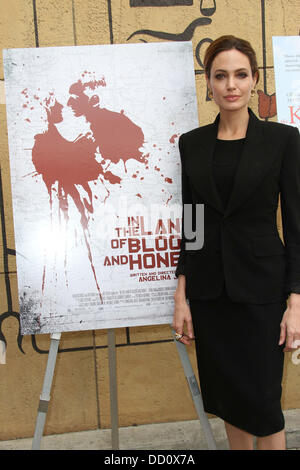 Angelina Jolie à l'American Cinematheque's 69th Golden Globe Awards annuels Autoapprentissage prête-nom événement tenu à l'Egyptian Theatre Los Angeles, Californie - 14.01.12 Banque D'Images