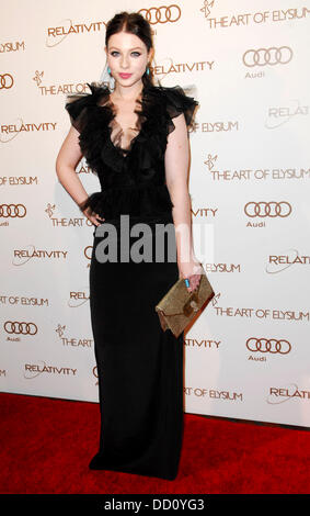 Michelle Trachtenberg 2012 Art de Elysium Heaven Gala à Union Station - Arrivées Los Angeles, Californie - 14.01.12 Banque D'Images