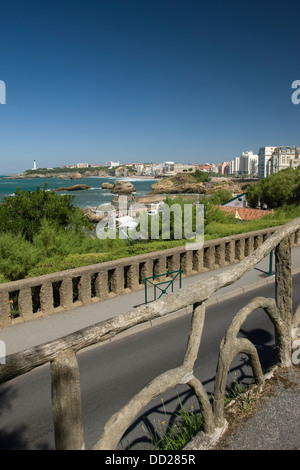 Ancien PORT DE PÊCHE BIARRITZ PYRENEES ATLANTIQUES AQUITAINE FRANCE Banque D'Images