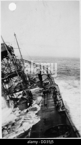 Honda points site d'épave 8 septembre 1923, Santa Barbara Co., Californie. Sur le pont de l'USS Chauncey... - - 295447 Banque D'Images