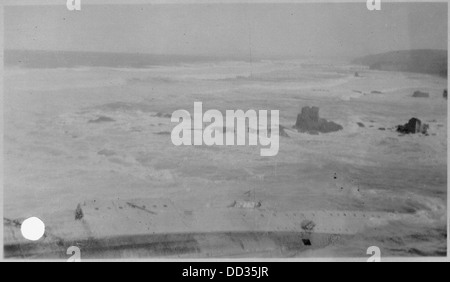 Honda points site d'épave 8 septembre 1923, Santa Barbara Co., Californie. L'U.S.S. Lee avant de se diviser, violé... - - 295452 Banque D'Images