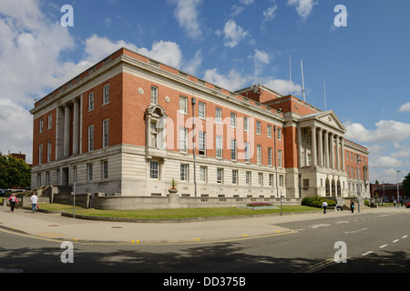 Chesterfield Borough Council Town Hall Building facade UK Banque D'Images