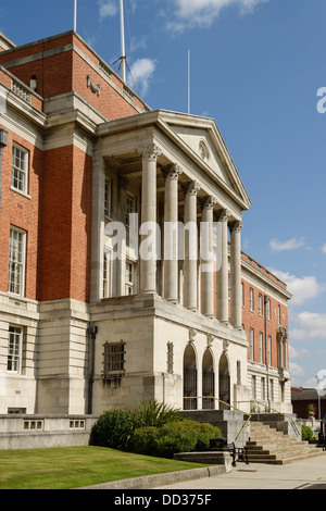 Chesterfield Borough Council Town Hall Building facade UK Banque D'Images