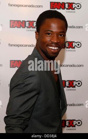 Toronto, ON. Août 24, 2013. Dewshane Williams lors d'une comparution dans le cadre de la FAN EXPO CANADA - Jour 3 SAT, Metro Toronto Convention Centre, Toronto, le 24 août 2013. Credit : Nicole Springer/Everett Collection/Alamy Live News Banque D'Images